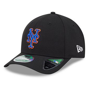 Men's New Era Black New York Mets Player Replica 9FORTY Adjustable Hat