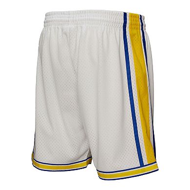 Men's�Mitchell & Ness White Golden State Warriors Authentic Shorts