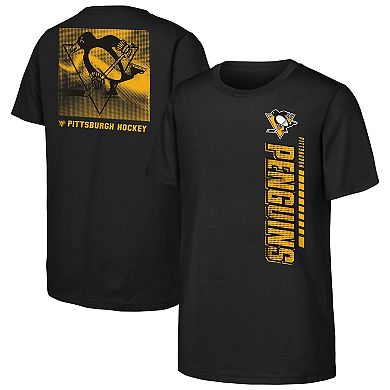 Youth Black Pittsburgh Penguins Atmosphere T-Shirt