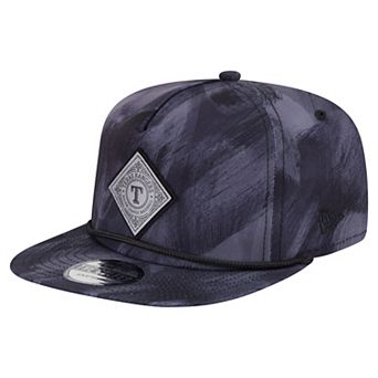 Men's New Era Navy Texas Rangers Printed Golfer Snapback Hat