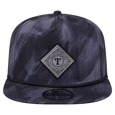 Men's New Era Navy Texas Rangers Printed Golfer Snapback Hat