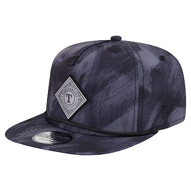Men's New Era Navy Texas Rangers Printed Golfer Snapback Hat