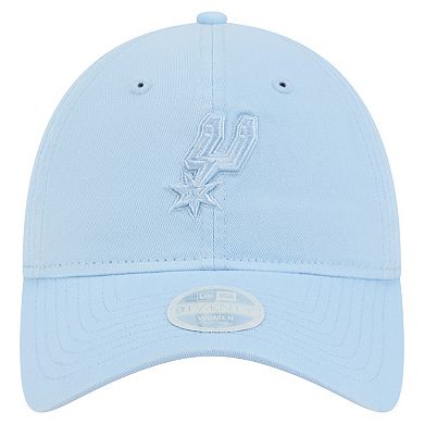 Women's New Era Light Blue San Antonio Spurs Colorpack 9TWENTY Adjustable Hat