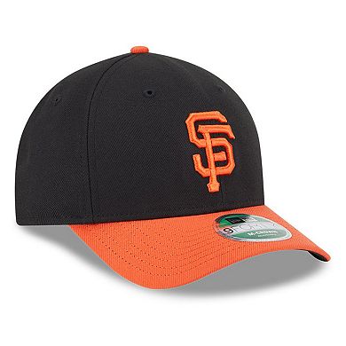 Men's New Era Black/Orange San Francisco Giants Player Replica 9FORTY Adjustable Hat