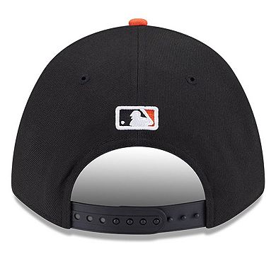 Men's New Era Black/Orange San Francisco Giants Player Replica 9FORTY Adjustable Hat