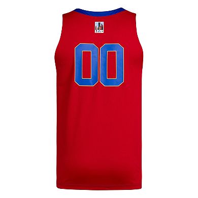 Men's adidas #00 Royal/Red Kansas Jayhawks Black History Month Basketball Jersey