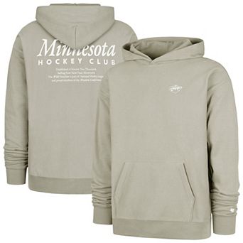 Men's '47 Gray Minnesota Wild Foundation Pullover Hoodie