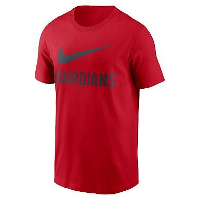 Men's Nike Red Cleveland Guardians Swoosh T-Shirt
