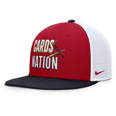 Men's Nike Red St. Louis Cardinals Pro Trucker Snapback Hat