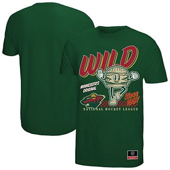 Men's Mitchell & Ness Green Minnesota Wild Local Food T-Shirt