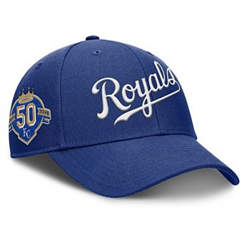 Men's Nike Royal Kansas City Royals Rise Gaberdine Adjustable Hat