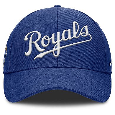 Men's Nike Royal Kansas City Royals Rise Gaberdine Adjustable Hat