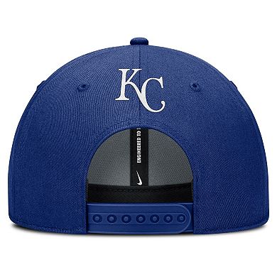 Men's Nike Royal Kansas City Royals Rise Gaberdine Adjustable Hat