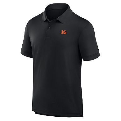 Men's Fanatics Black Cincinnati Bengals Front Office Move Mono Polo