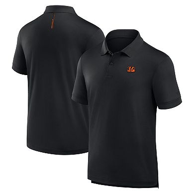 Men's Fanatics Black Cincinnati Bengals Front Office Move Mono Polo