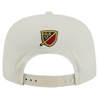 Men's New Era Cream Real Salt Lake 2025 Kickoff Snapback Golfer Hat