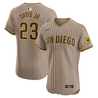 Men's Nike Fernando Tatis Jr. Sand San Diego Padres Alternate Elite Player Jersey