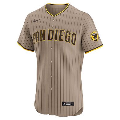 Men's Nike Fernando Tatis Jr. Sand San Diego Padres Alternate Elite Player Jersey