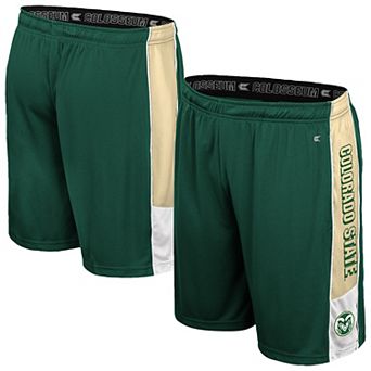 Men's Colosseum Green Colorado State Rams Quantum Shorts