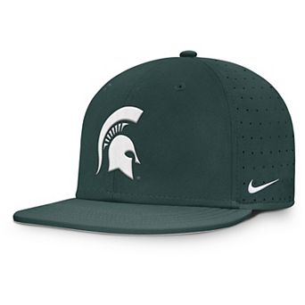 Men's Nike Green Michigan State Spartans On-Field Dugout True Performance Fitted Hat