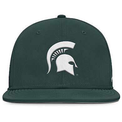 Men's Nike Green Michigan State Spartans On-Field Dugout True Performance Fitted Hat