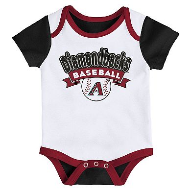Newborn Arizona Diamondbacks Triple Hit Two-Pack Bodysuit Set