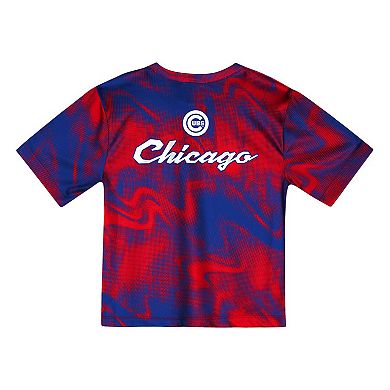 Toddler Red/Royal Chicago Cubs Pinch Hitter Infielder T-Shirt & Shorts Set