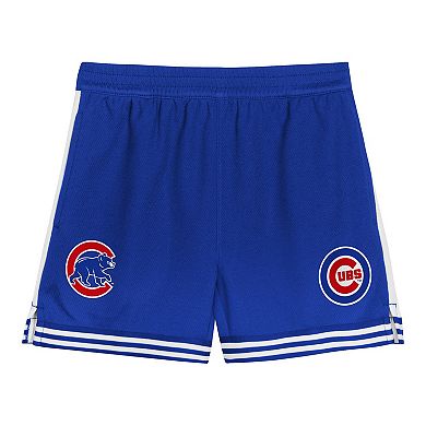 Toddler Red/Royal Chicago Cubs Pinch Hitter Infielder T-Shirt & Shorts Set