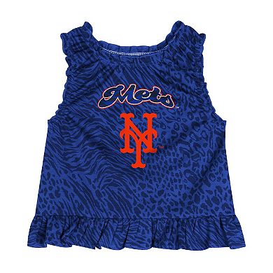 Infant Blue New York Mets Playground Dress & Bloomers Set