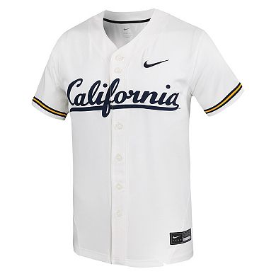 Men's Nike White Cal Bears Replica Baseball Jersey