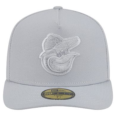 Men's New Era Gray Baltimore Orioles Colorpack 59FIFTY Fitted Hat