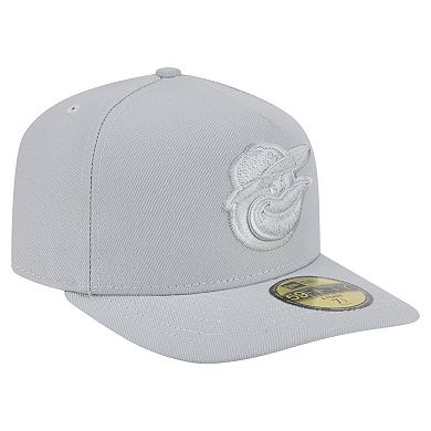 Men's New Era Gray Baltimore Orioles Colorpack 59FIFTY Fitted Hat