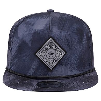 Men's New Era Navy Houston Astros Printed Golfer Snapback Hat