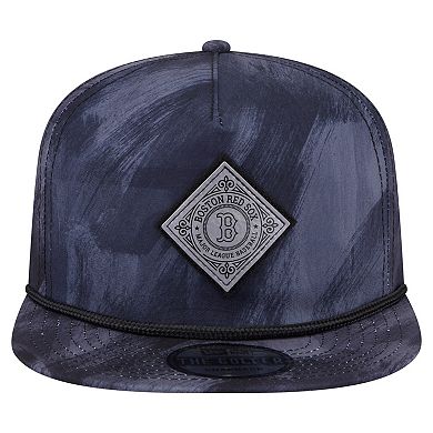 Men's New Era Navy Boston Red Sox Printed Golfer Snapback Hat