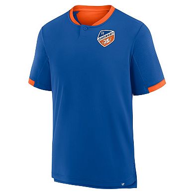 Men's Fanatics Blue FC Cincinnati Stoppage Time Striker T-Shirt