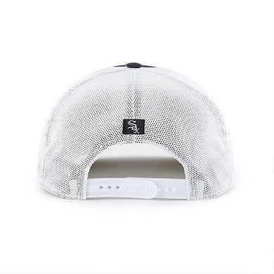 Men's '47 Black/White Chicago White Sox Scratch Adjustable Trucker Hat
