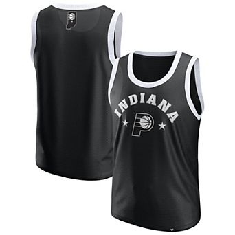 Men's Fanatics Black Indiana Pacers Mesh Tank Top