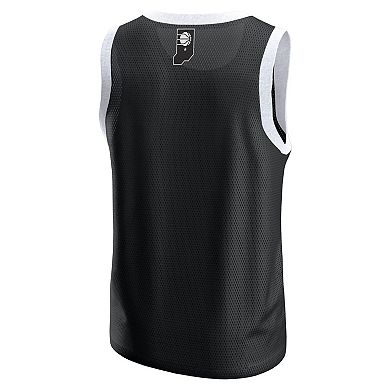 Men's Fanatics Black Indiana Pacers Mesh Tank Top