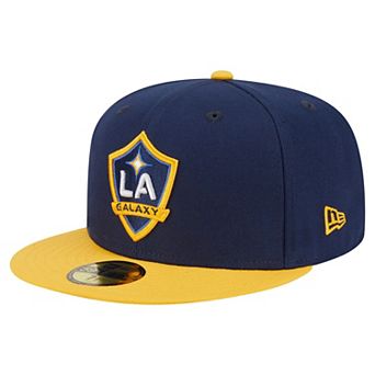 Men's New Era Navy LA Galaxy 2025 Kickoff 59FIFTY Fitted Hat