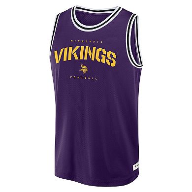 Men's Fanatics Purple Minnesota Vikings Elements Future Ground Jersey Tank Top