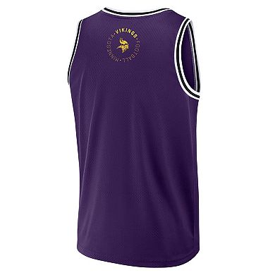 Men's Fanatics Purple Minnesota Vikings Elements Future Ground Jersey Tank Top