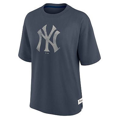 Women's Fanatics Blue New York Yankees Elements Raw Edge Future Ground T-Shirt