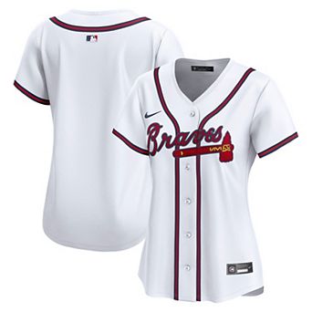 Women's Nike White Atlanta Braves Home Limited Jersey