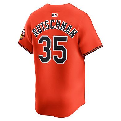 Men's Nike Adley Rutschman Orange Baltimore Orioles 2nd Alternate Limited Player Jersey