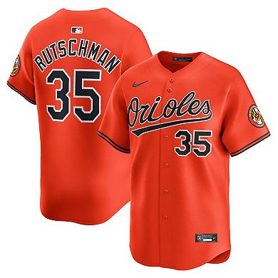 Men's Nike Adley Rutschman Orange Baltimore Orioles 2nd Alternate Limited Player Jersey