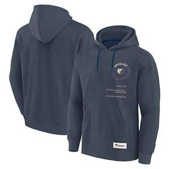 Men's Fanatics Blue Memphis Grizzlies Future Ground Info Elements Premium Pullover Hoodie