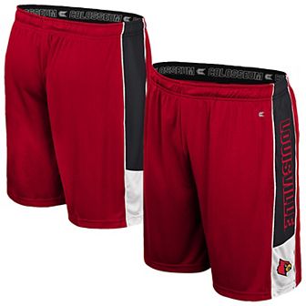 Men's Colosseum Red Louisville Cardinals Quantum Shorts
