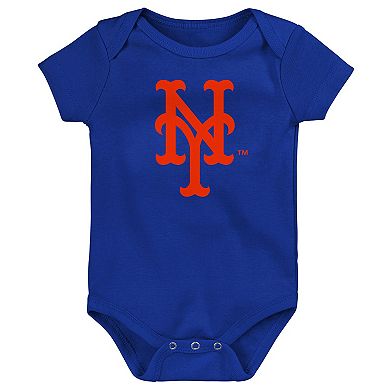 Infant New York Mets Slide Home Three-Pack Bodysuit Set
