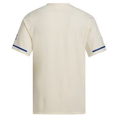 Men's adidas Cream Kansas Jayhawks Replica Baseball Jersey