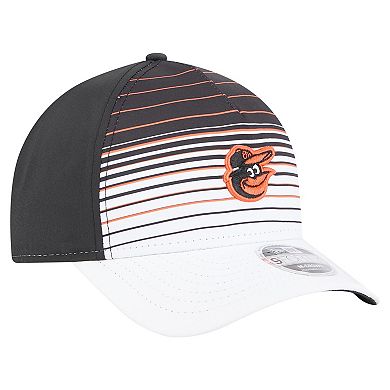 Men's New Era Black Baltimore Orioles Gradient 9FORTY M-Crown Adjustable Hat